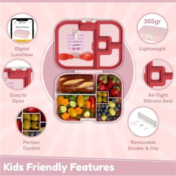 Bento box kids, the perfect bento box! Sized for toddlers, Leakproof - Picture 3 of 7